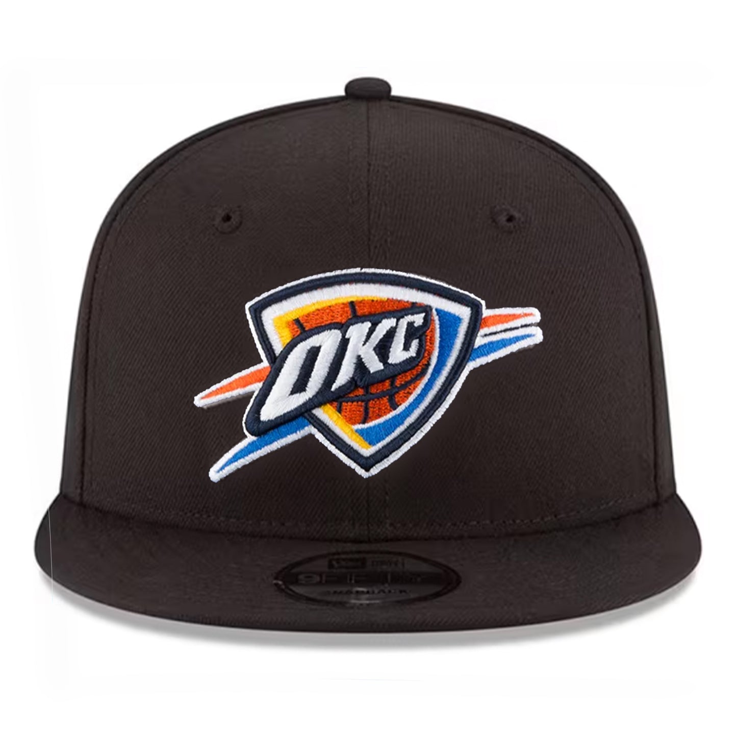 OKLAHOMA CITY THUNDER 9FIFTY NEW ERA BLACK SNAPBACK HAT