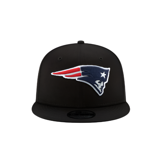 NEW ENGLAND PATRIOTS 9FIFTY NEW ERA BLACK SNAPBACK HAT