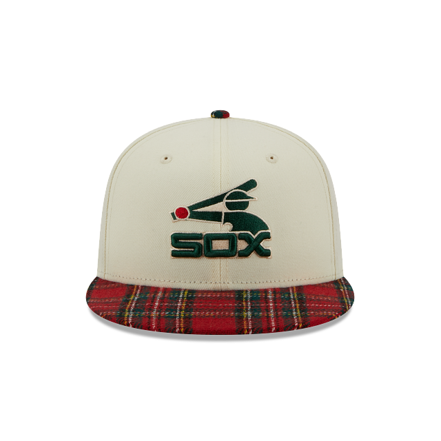 CHICAGO WHITE SOX 9FIFTY NEW ERA PLAID VISOR SNAPBACK HAT