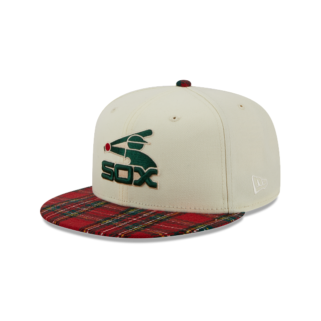 CHICAGO WHITE SOX 9FIFTY NEW ERA PLAID VISOR SNAPBACK HAT