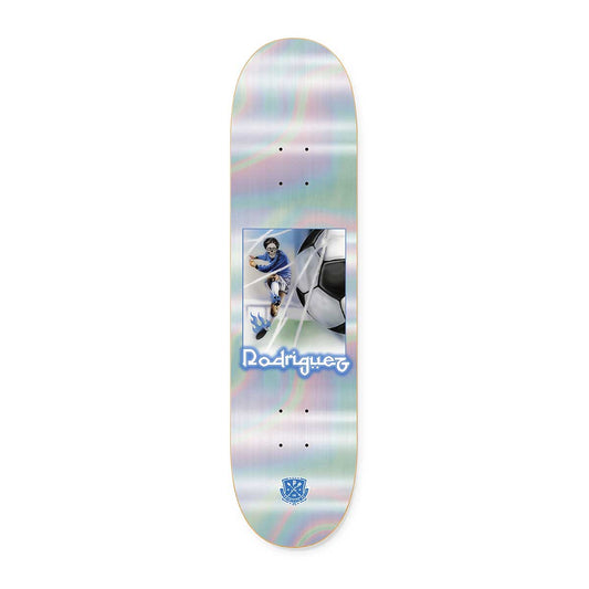 PRIMITIVE RODRIGUEZ GOLASO SILVER HOLOGRAPHIC DECK - 8.38"