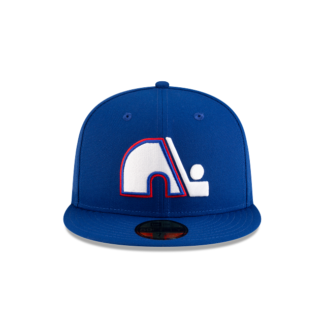QUEBEC NORDIQUES NEW ERA NHL 59FIFTY BLUE FITTED HAT