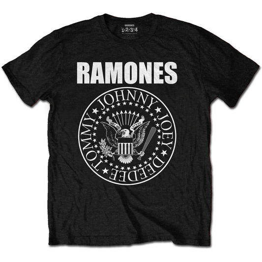 RAMONES PRESIDENTIAL SEAL T-SHIRT - BLACK