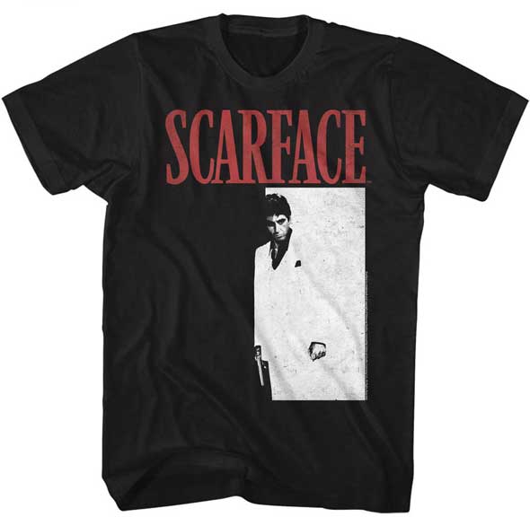 SCARFACE MENG T-SHIRT - BLACK