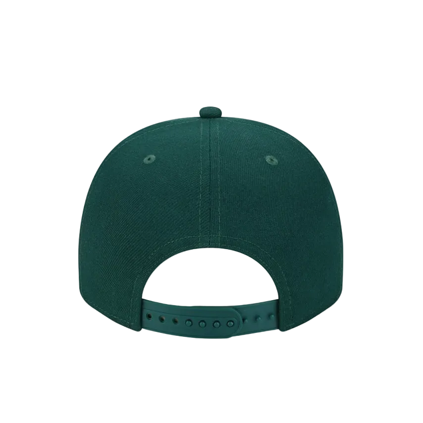 MICHIGAN STATE SPARTANS 9FIFTY A-FRAME NEW ERA NCAA GREEN SCRIPT SNAPBACK HAT