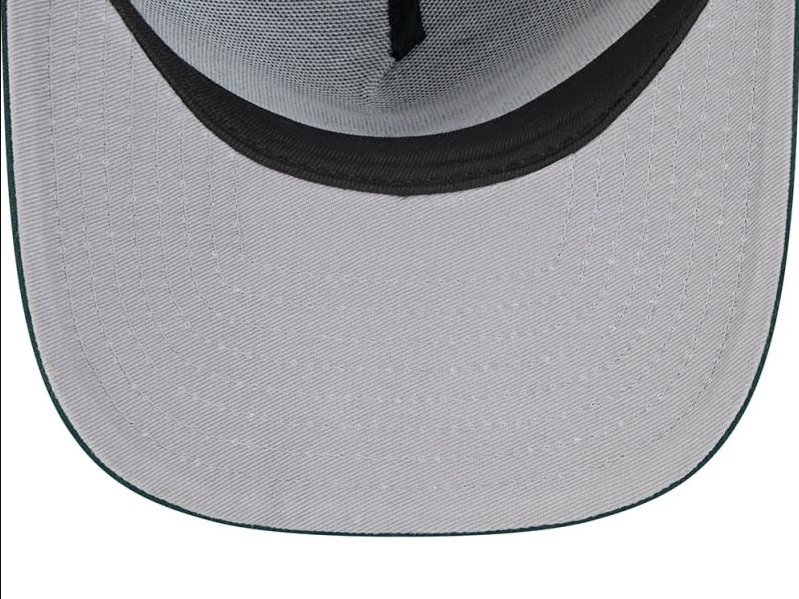 MICHIGAN STATE SPARTANS 9FIFTY A-FRAME NEW ERA NCAA GREEN SCRIPT SNAPBACK HAT