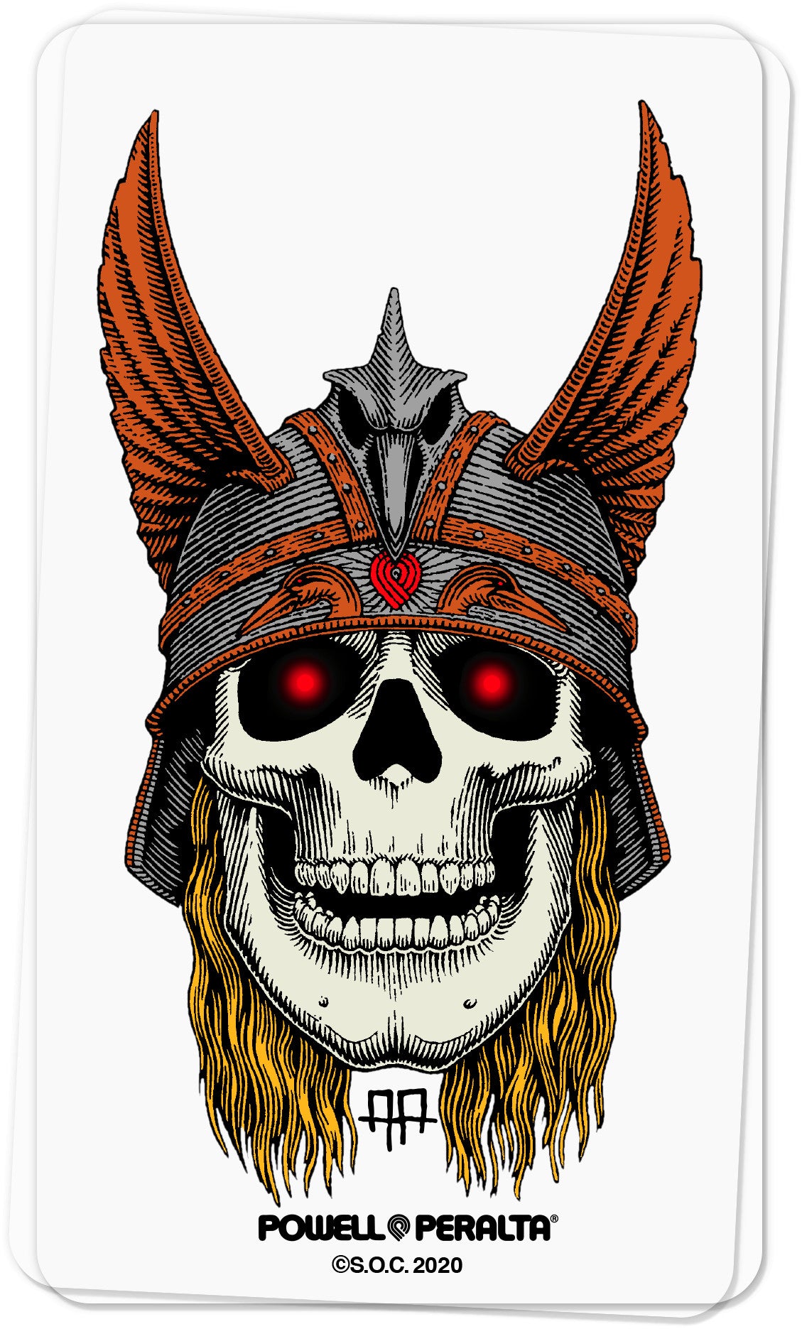 Club Andersen Sticker POWELL PERALTA ANDY ANDERSON STICKER 20 PK – 805 skate shop
