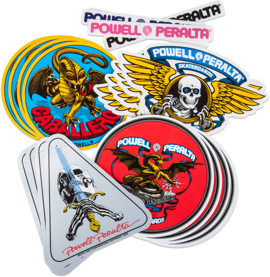 POWELL PERALTA ASSORTED STICKER 20 PK