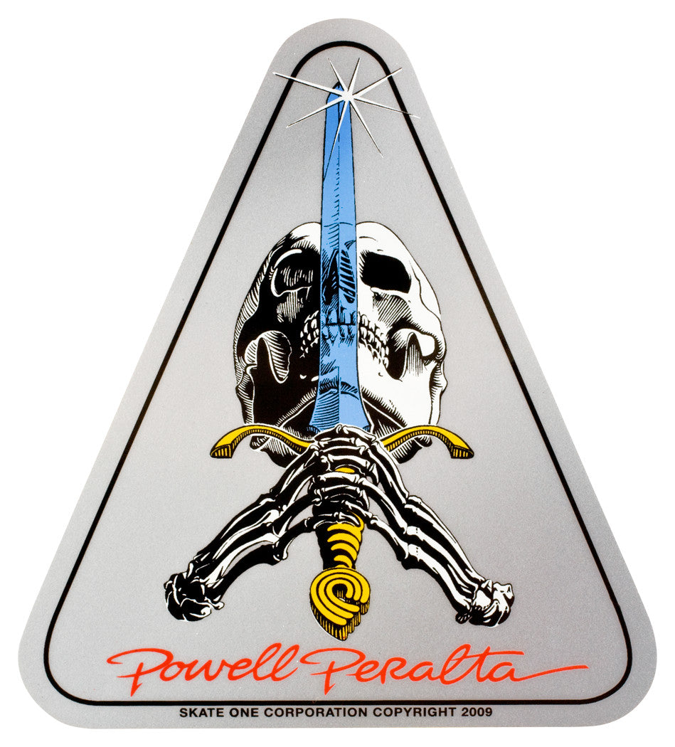 POWELL PERALTA SKULL&SWORD STICKER PACK