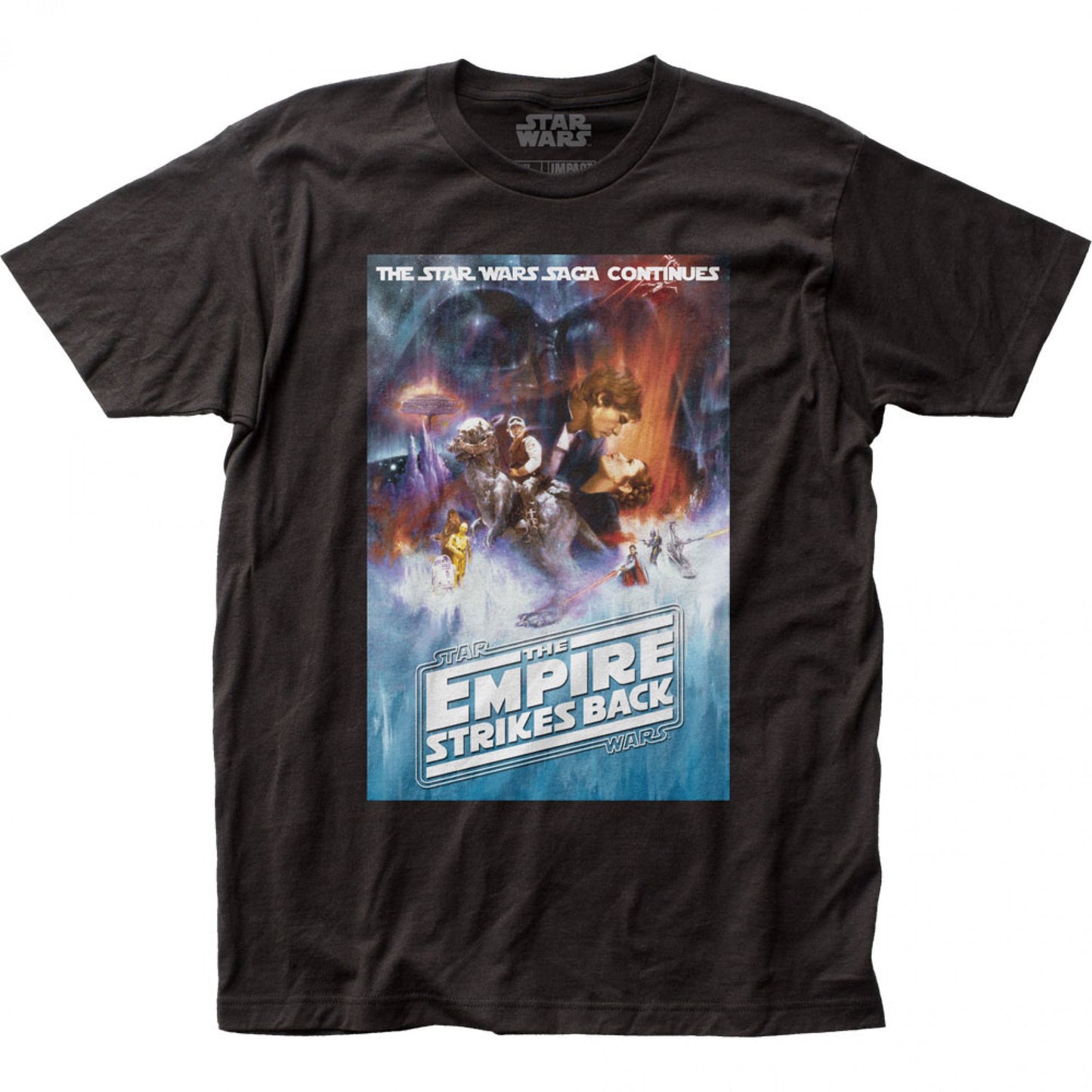 STAR WARS THE EMPIRE STRIKES BACKPOSTER T-SHIRT - BLACK