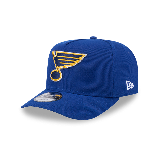 ST. LOUIS BLUES 9FIFTY A-FRAME NEW ERA NHL BLUE SNAPBACK HAT