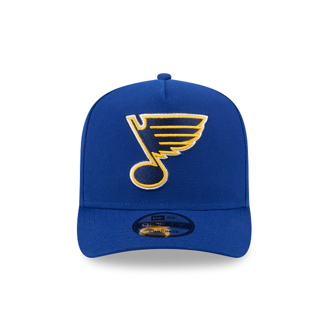 ST. LOUIS BLUES 9FIFTY A-FRAME NEW ERA NHL BLUE SNAPBACK HAT