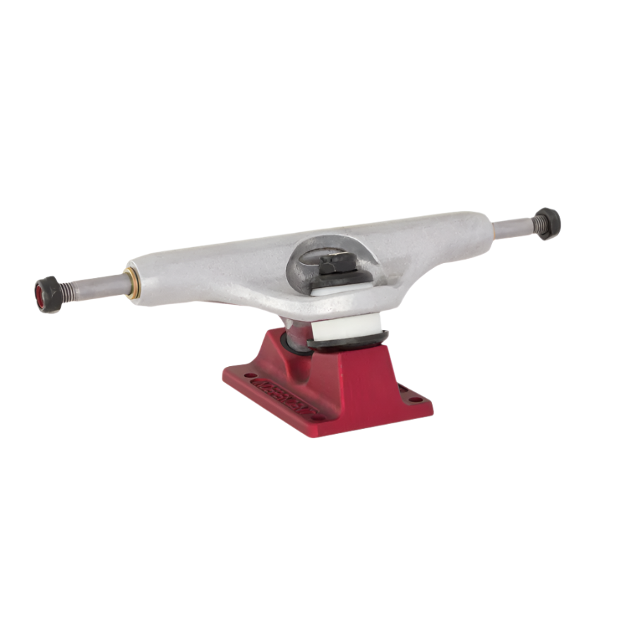 INDEPENDENT 159 HOLLOW DELFINO SILVER/RED STANDARD TRUCKS