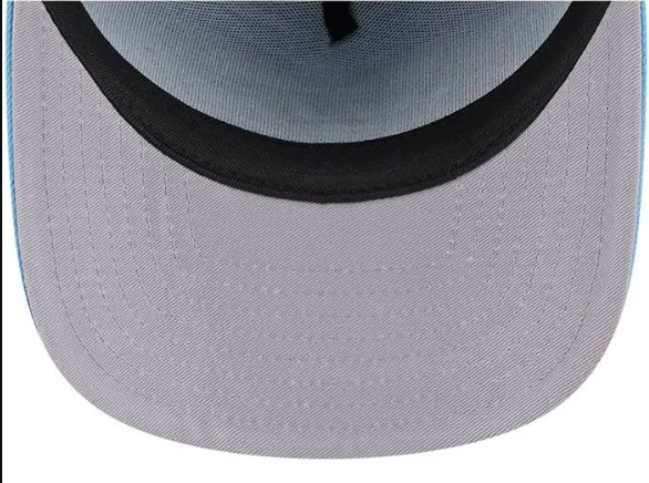 NORTH CAROLINA TARHEELS 9FIFTY A-FRAME NEW ERA NCAA BLUE SCRIPT SNAPBACK HAT