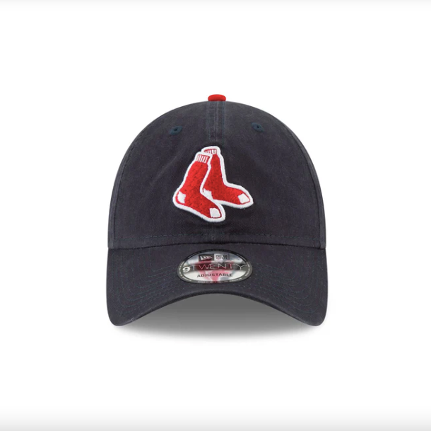 BOSTON RED SOX NEW ERA 9TWENTY CORE CLASSIC NAVY ADJUSTABLE HAT