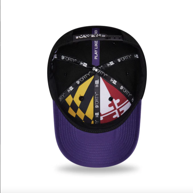 BALTIMORE RAVENS 9FORTY M-CROWN 2026 DRAFT NEW ERA 2TONE SNAPBACK HAT