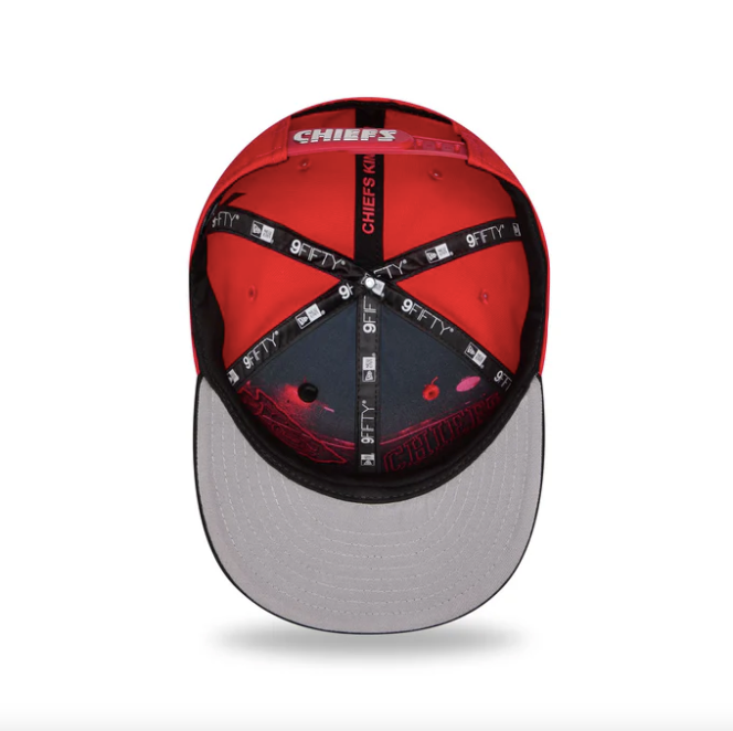 KANSAS CITY CHIEFS 9FIFTY PRE-CURVED 2026 DRAFT NEW ERA 2TONE SNAPBACK HAT