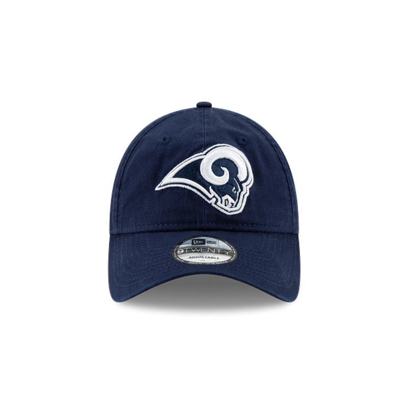 LOS ANGELES RAMS 9TWENTY NEW ERA NAVY CORE CLASSIC HOOK AND LOOP HAT