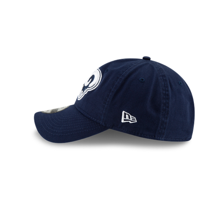 LOS ANGELES RAMS 9TWENTY NEW ERA NAVY CORE CLASSIC HOOK AND LOOP HAT