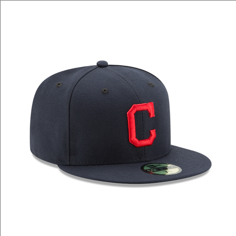 CLEVELAND INDIANS 59FIFTY NEW ERA 2017 NAVY FITTED HAT