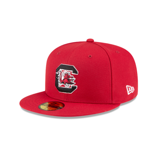 SOUTH CAROLINA GAMECOCKS 59FIFTY NEW ERA RED FITTED HAT