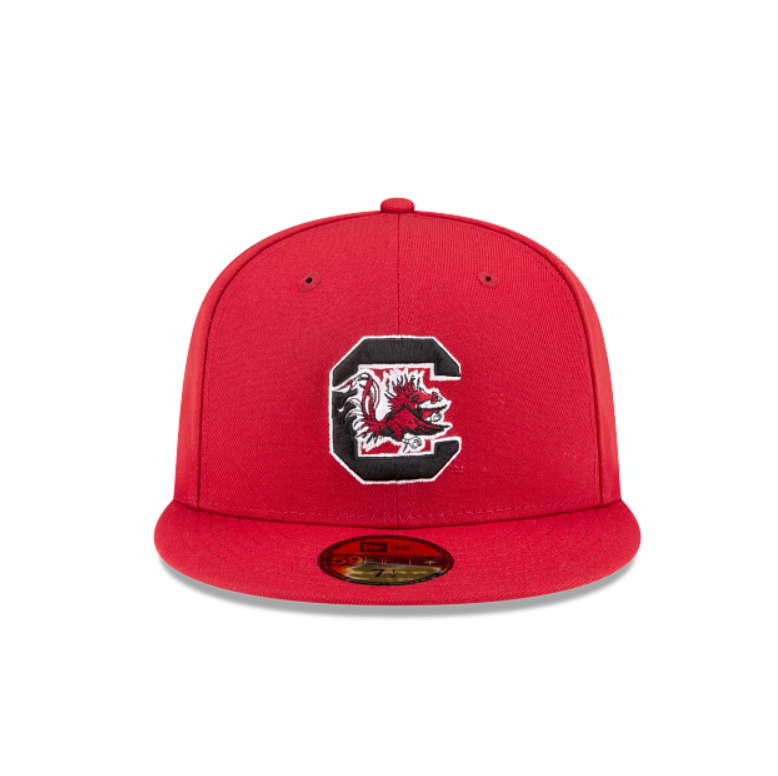 SOUTH CAROLINA GAMECOCKS 59FIFTY NEW ERA RED FITTED HAT