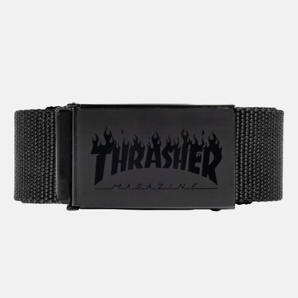 THRASHER FLAME LOGO WEB BELT