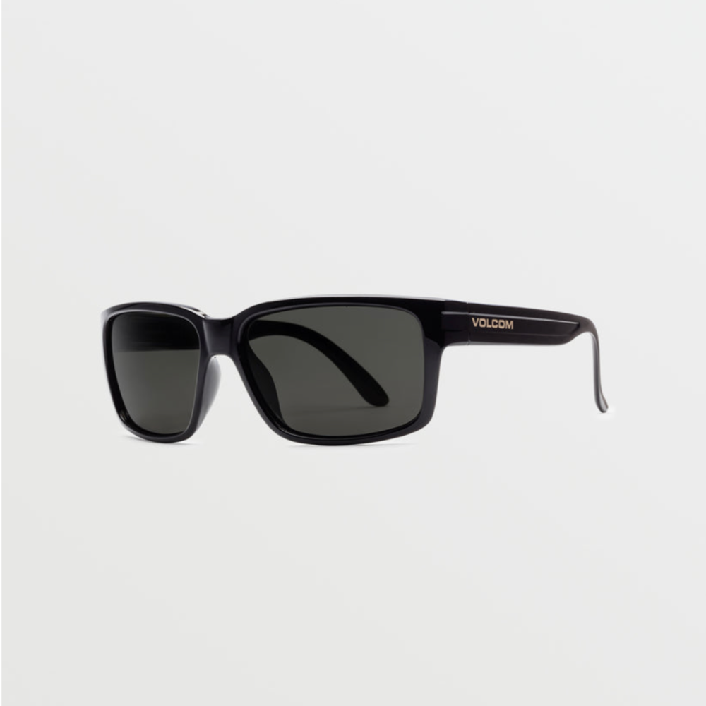 VOLCOM STONE-AGE GLOSS BLACK POLAR SUNGLASSES