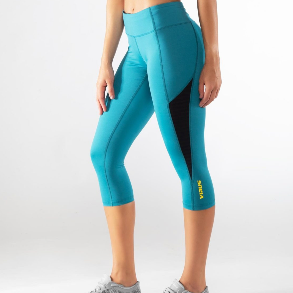 VIRUS ECO57 ECHO COMPRESSION CROP PANT - BAY BLUE