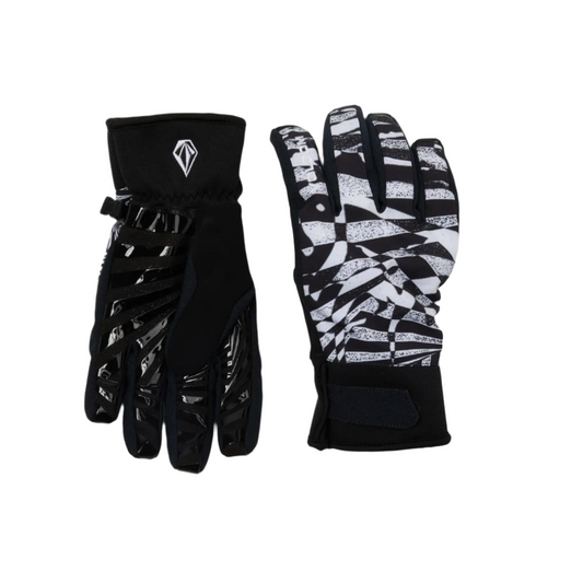 VOLCOM NYLE SNOWBOARD GLOVE BLACK/WHITE