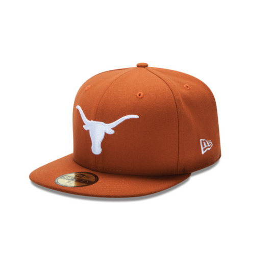 TEXAS LONGHORNS 59FIFTY NEW ERA RUST-COLORED FITTED HAT