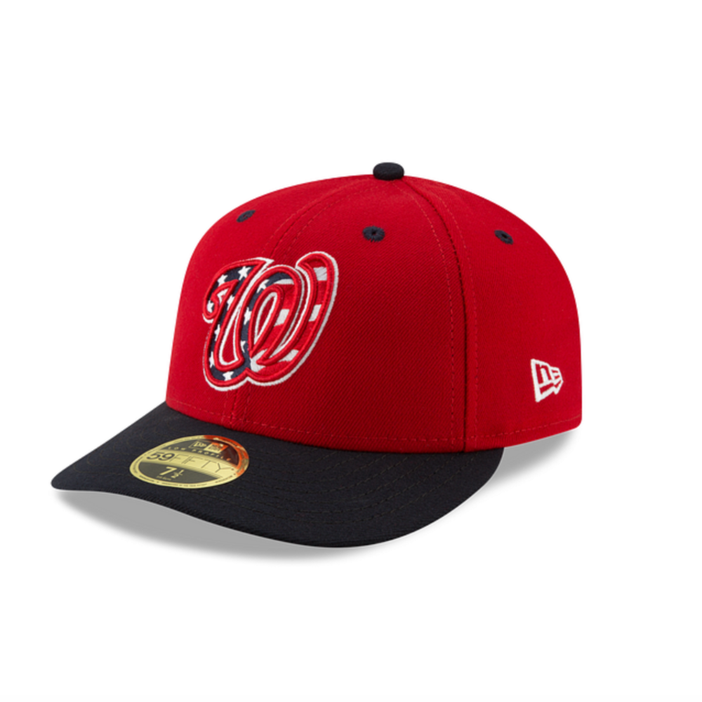 WASHINGTON NATIONALS NEW ERA 59FIFTY RED 2TONE LOW PROFILE FITTED HAT