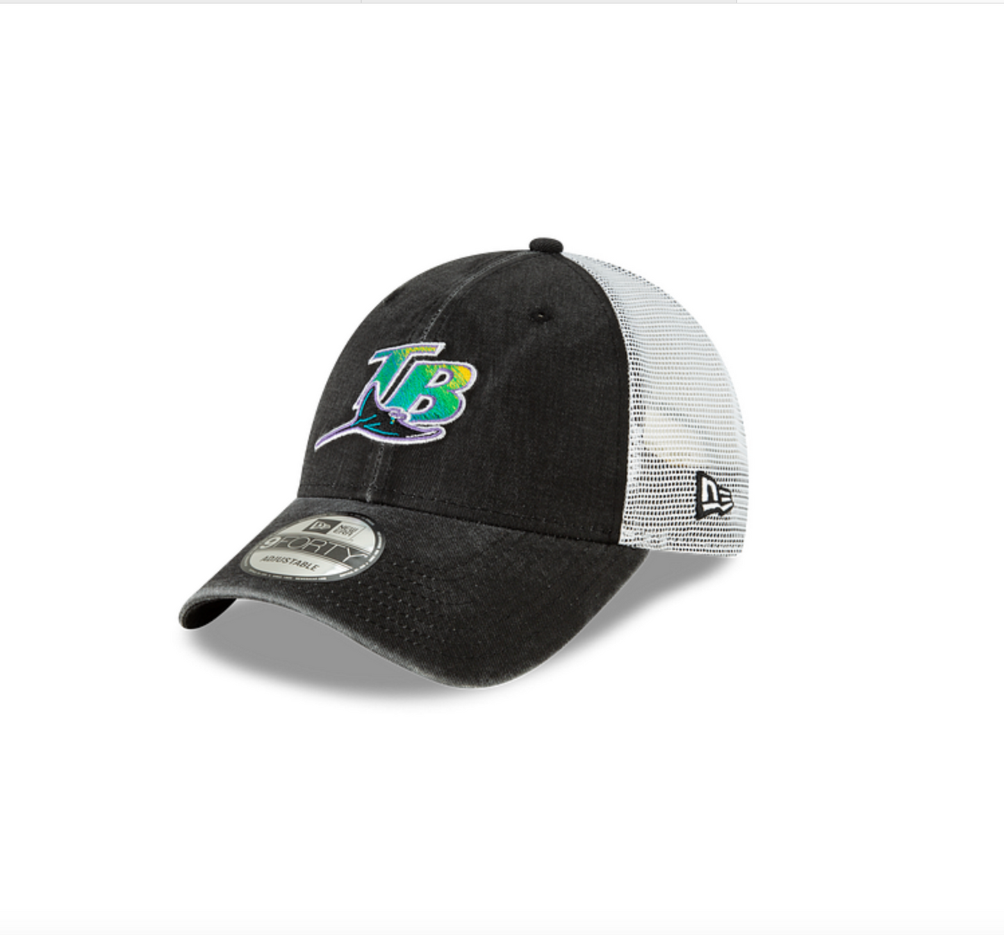 TAMPA BAY RAYS NEW ERA 9FORTY COOPERSTOWN TRUCKER 9FORTY SNAPBACK HAT