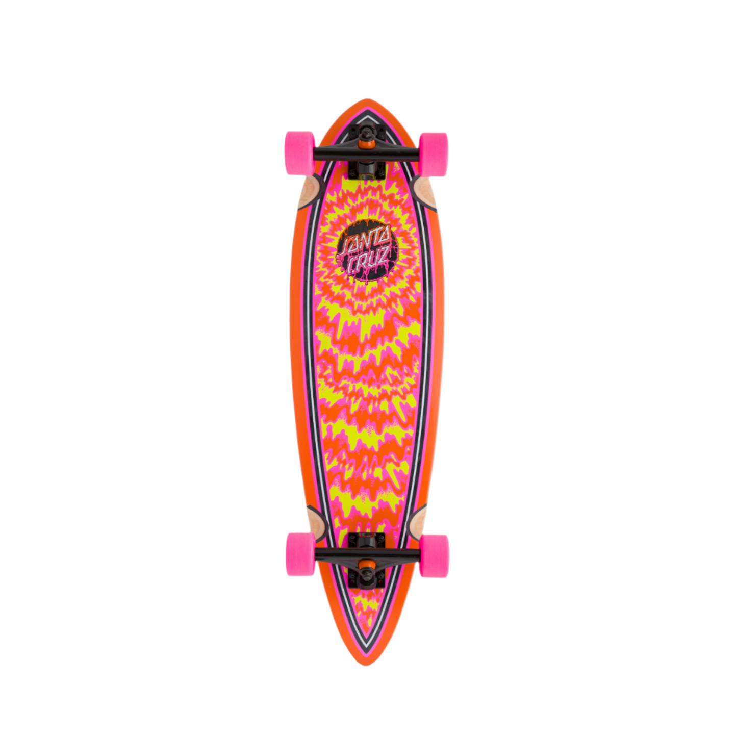 SANTA CRUZ TOXIC DOT STREET CRUISER PINK PINTAIL COMPLETE - 9.2" x 33.0"