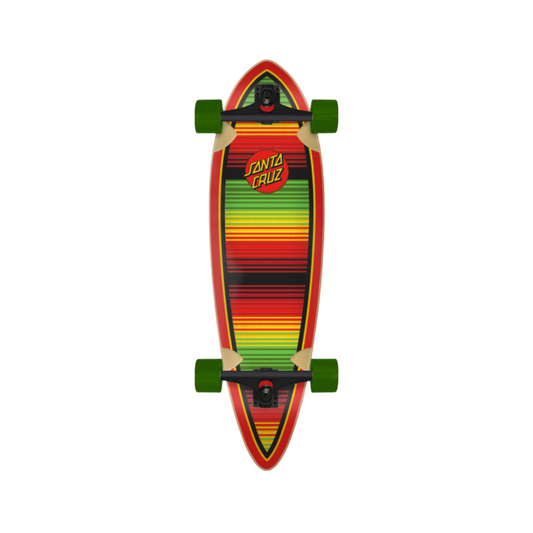 SANTA CRUZ SERAPE DOT STREET CRUISER PINTAIL MULTICOLOR COMPLETE - 9.2" x 33.0"