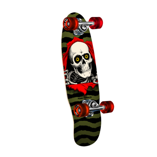 POWELL PERALTA MICRO MINI RIPPER 187 K16 GREEN & BLACK COMPLETE- 7.5"