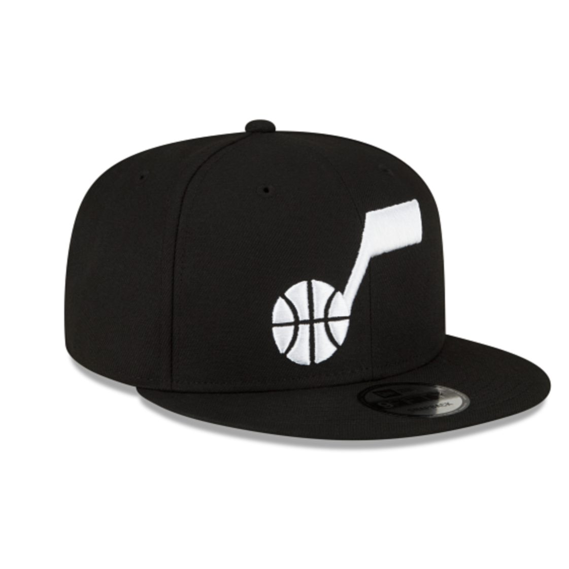 UTAH JAZZ 9FIFTY NBA NEW ERA BLACK SNAPBACK HAT