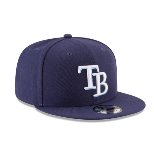 TAMPA BAY RAYS 9FIFTY NEW ERA BASIC NAVY SNAPBACK HAT