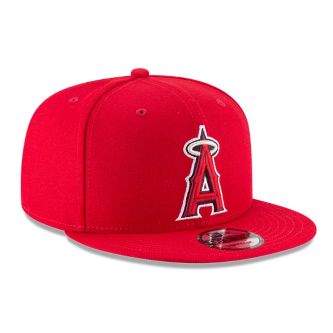 ANAHEIM ANGELS NEW ERA 9FIFTY RED SNAPBACK HAT