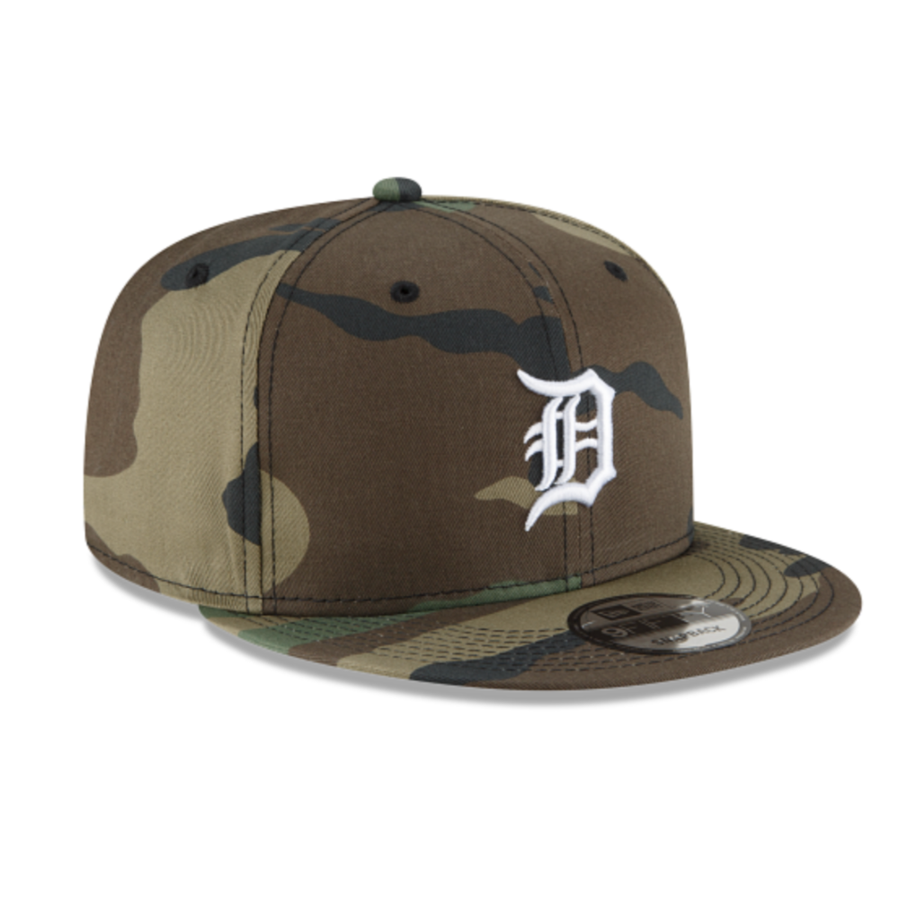 DETROIT TIGERS NEW ERA 9FIFTY MLB CAMOFLAUGE SNAPBACK HAT