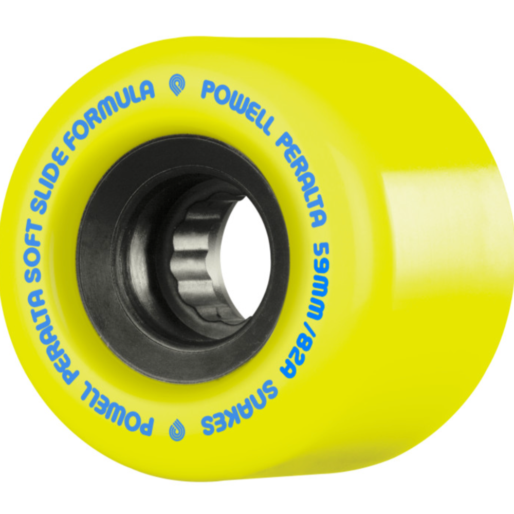 POWELL PERALTA G-SLIDES YELLOW 59MM 82A 4PK SKATEBOARD WHEELS