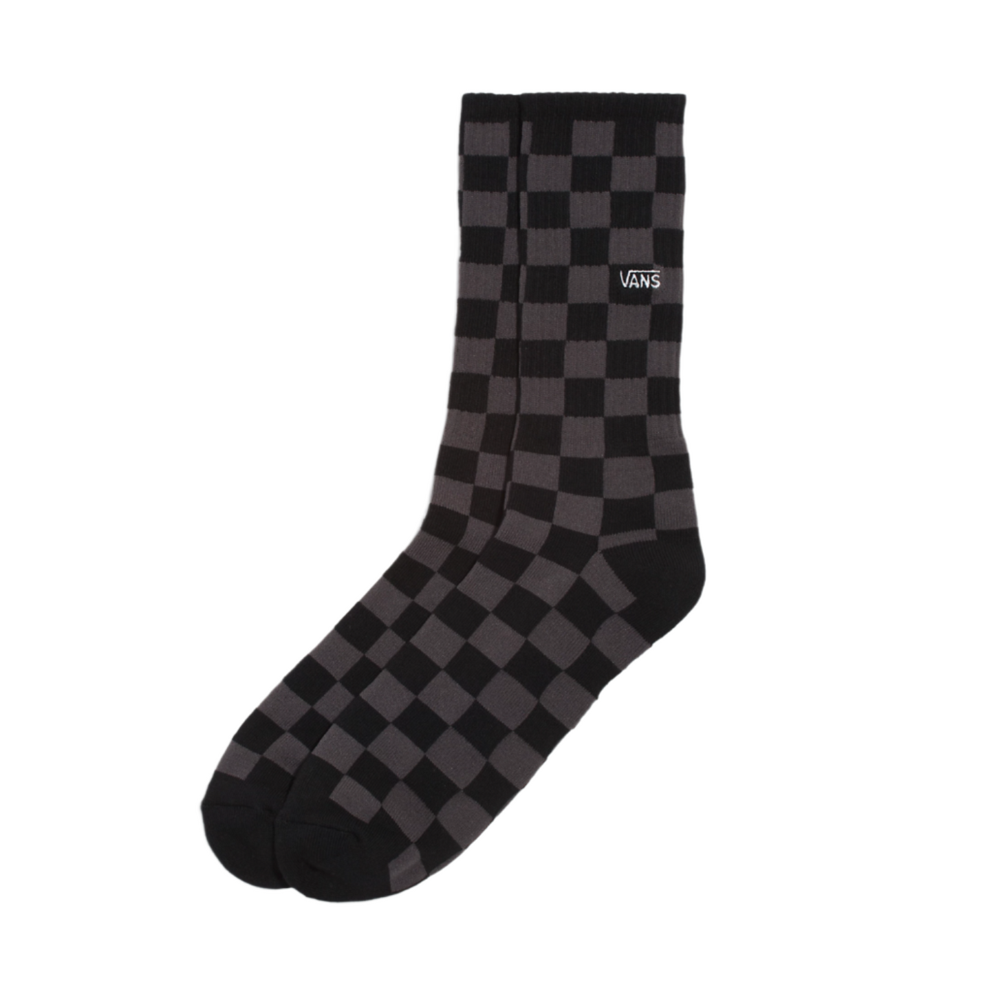 VANS CLASSIC CHECK CREW SOCKS - Black/Charcoal