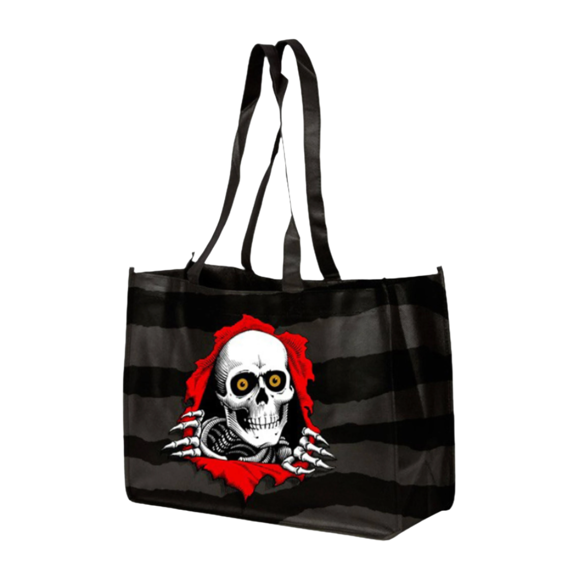 POWELL PERALTA RIPPER BLACK SHOPPING BAG