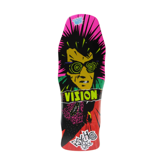 VISION ORIGINAL PSYCHO STICK RED STAIN DECK - 10.0"