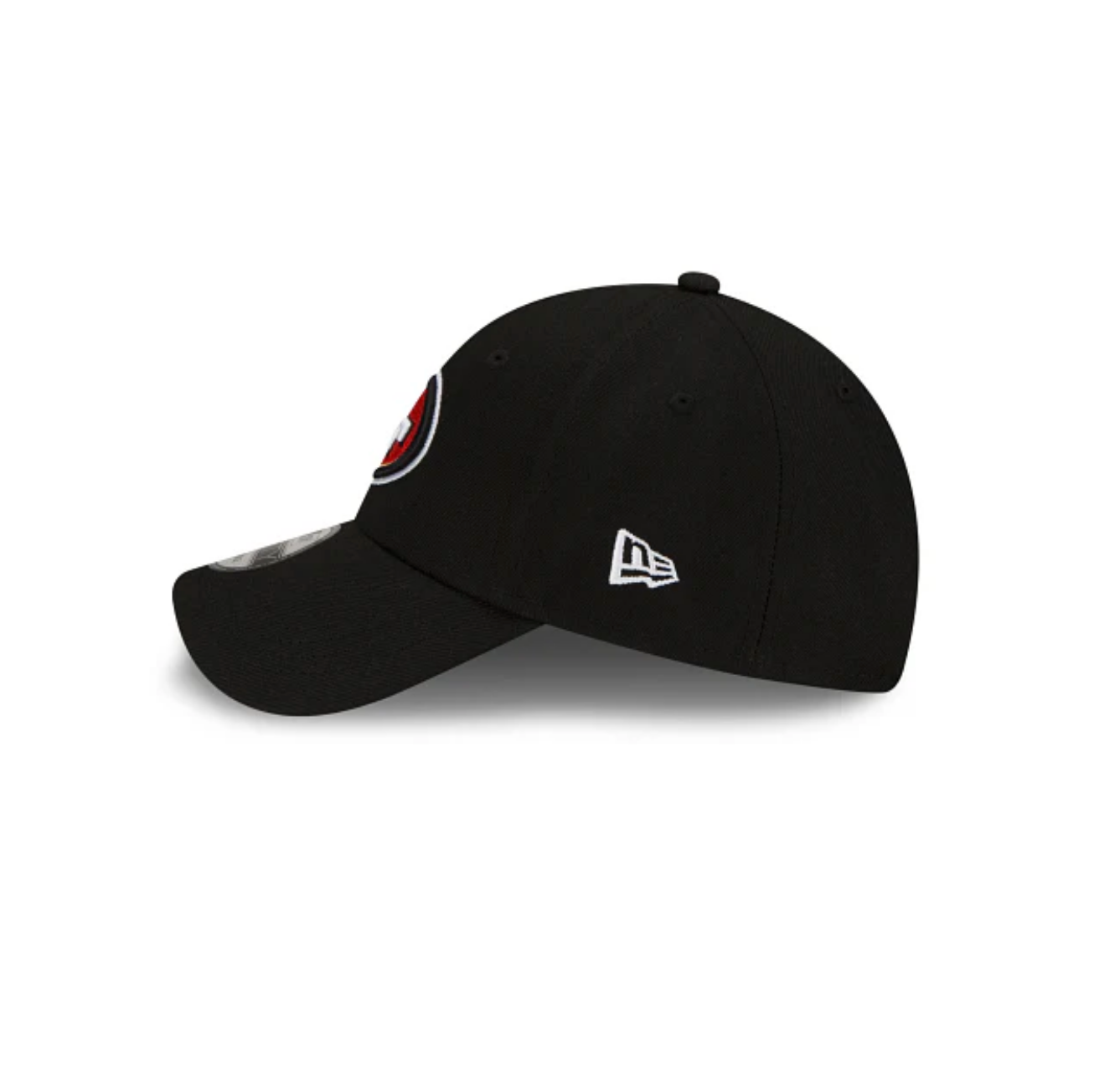 SAN FRANCISCO 49ERS NEW ERA 9FORTY ADJUSTABLE BLACK HAT