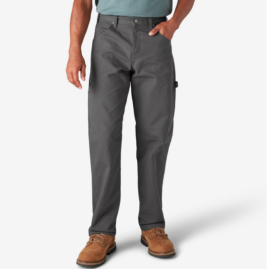 DICKIES Relaxed Fit Heavyweight Duck Carpenter Pants Slate Grey (RSL)