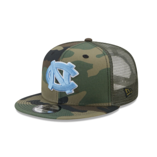 NORTH CAROLINA TAR HEELS 9FIFTY NEW ERA 2TONE CAMO SNAPBACK HAT