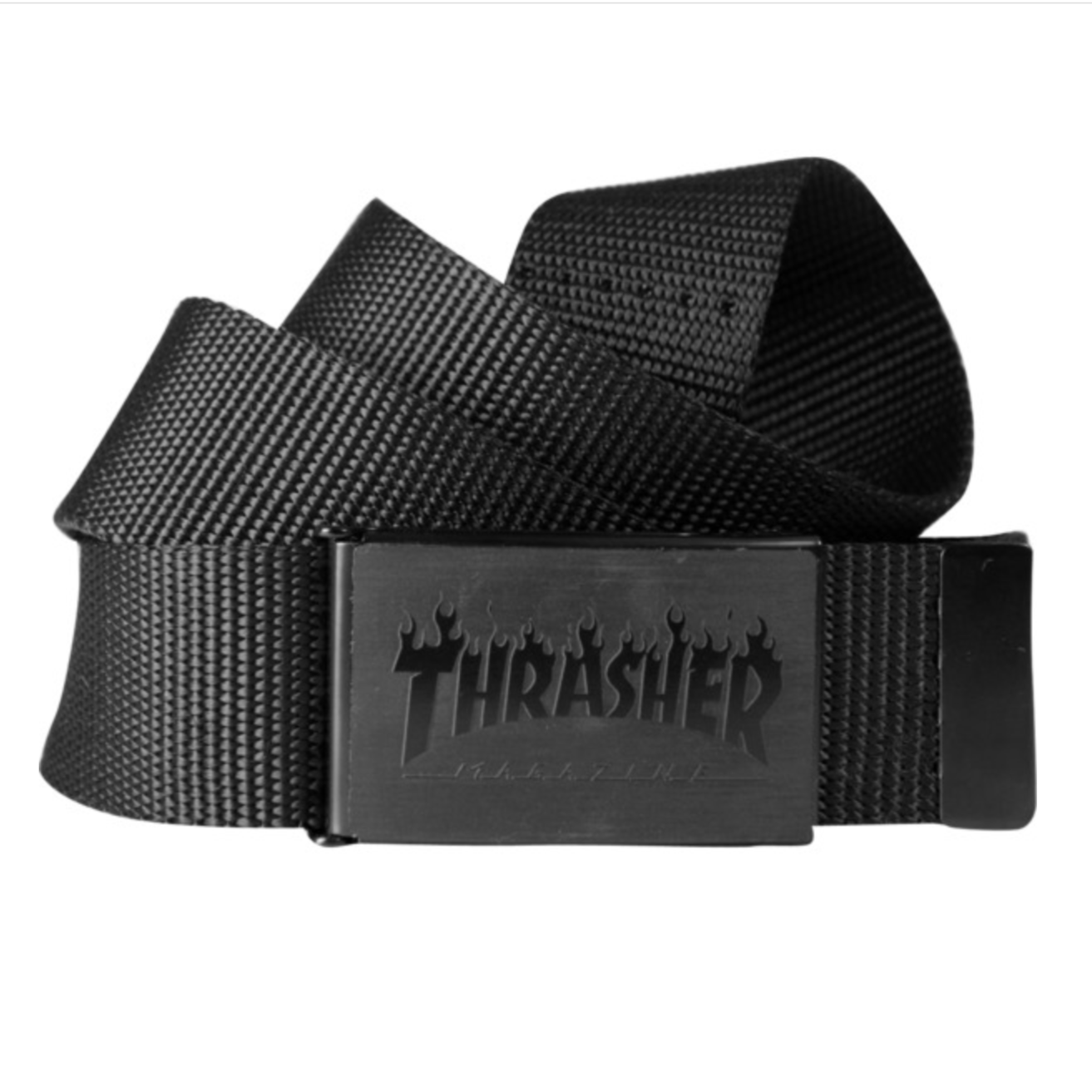 THRASHER FLAME LOGO WEB BELT