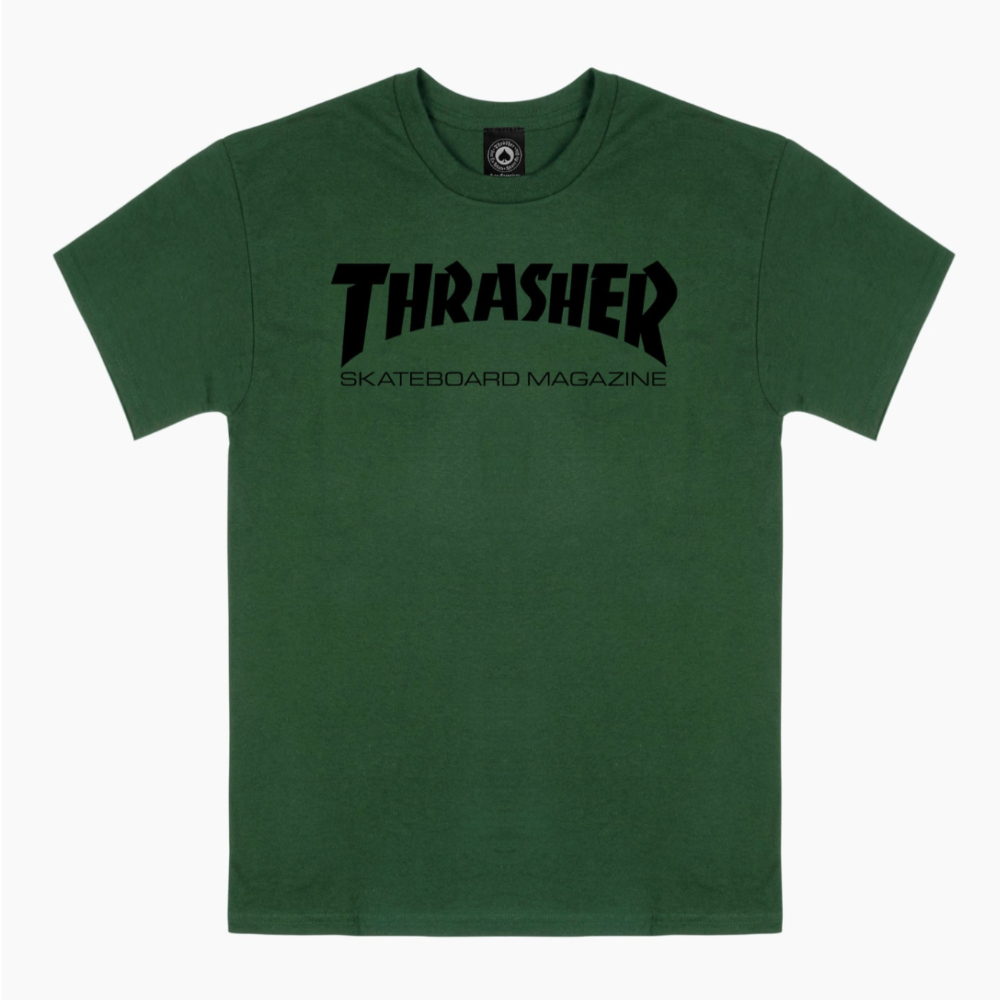 Thrasher Skate Mag T-Shirt Army Green