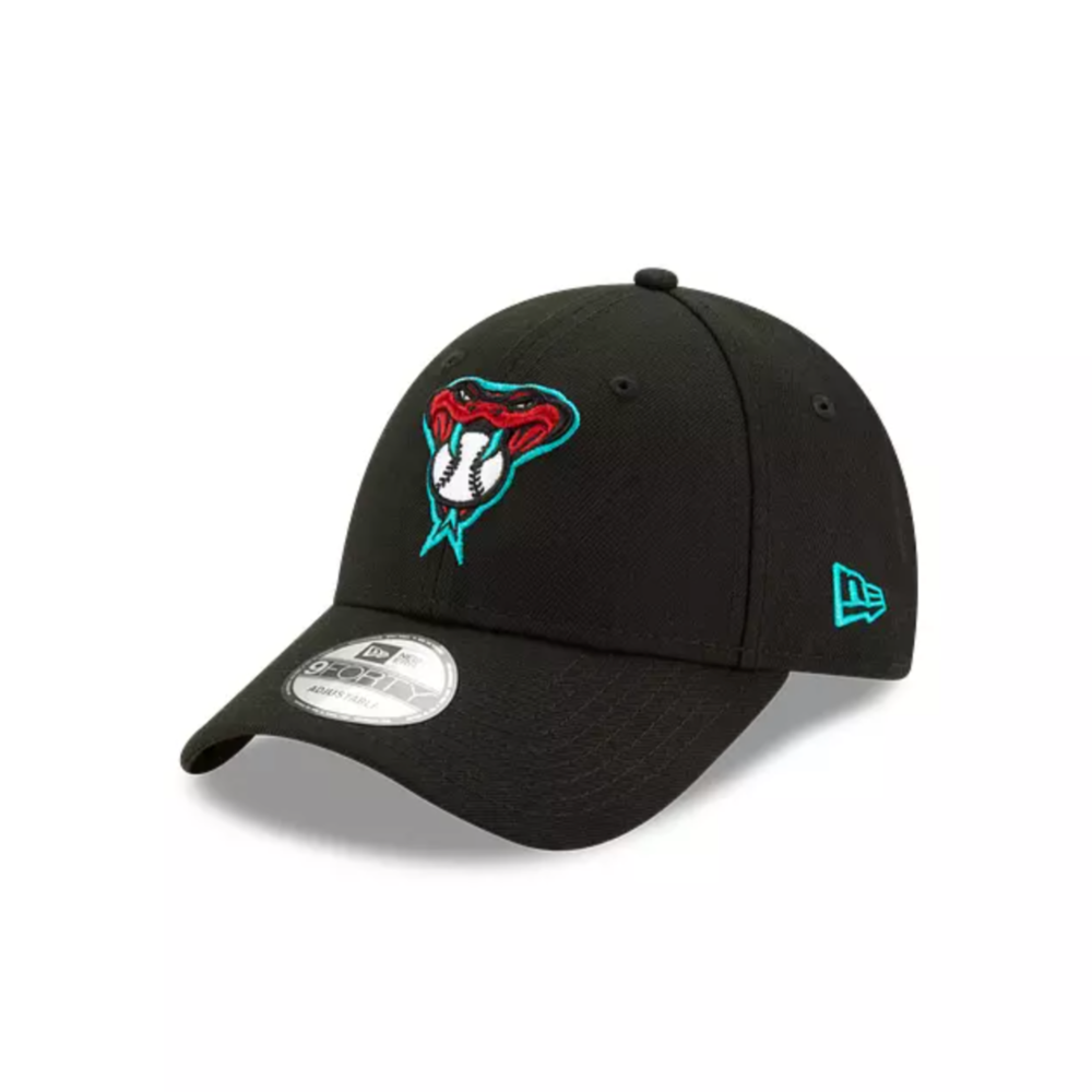 ARIZONA DIAMONDBACKS NEW ERA 9FORTY LEAGUE ADJUSTABLE HAT BLACK